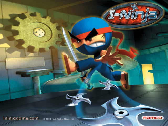I-Ninja title screen for Xbox